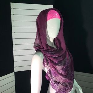 Chiffon Floral  Scarf